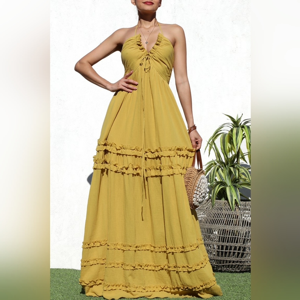 New with tag long summer dress